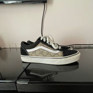 Customized gg print Vans
